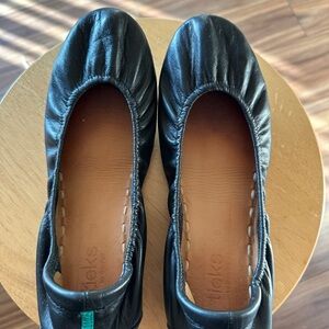 Black Tieks, w/ original box, flower and  bag